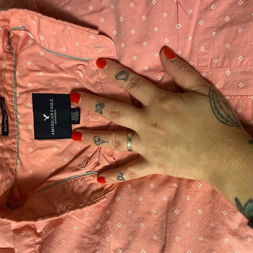 AEO Long Sleeve Button Down